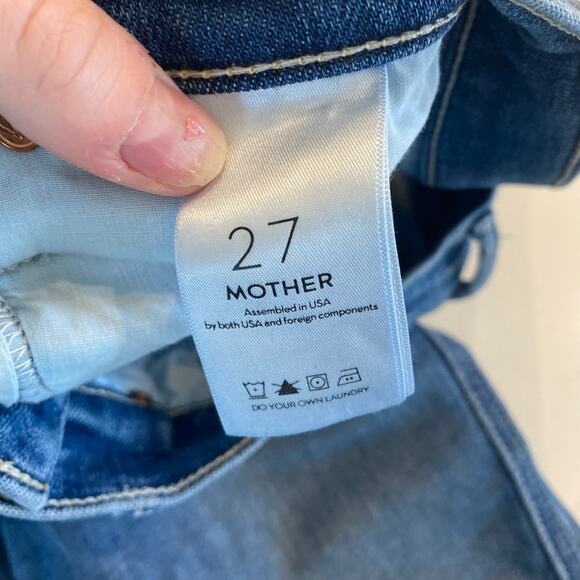 MOTHER Denim The Rascal Ankle Cropped Jean in Wild Size‎ 27 - Picture 8 of 12